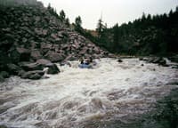 Manslide, upper section