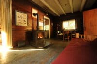 Living/Dining Room at Forest Service Interrorem Cabin