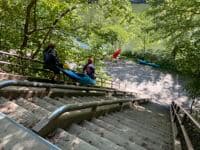 Steps and Raft Slide at Cunard