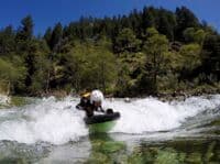 River boarding the Sawyers Bar Run