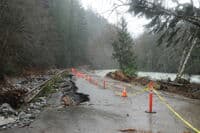 Road Damage at 499 Bridge