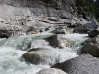 Approaching the portage