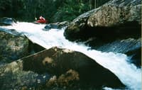 a drop on the Upper Conasauga