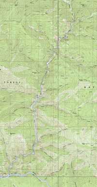 Topographic Map - Little Joe (N. Fork St. Joe)