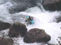 Cable Falls - finger