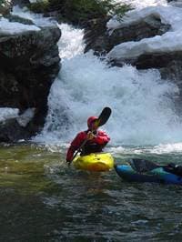 Gabe exiting NOX Chute