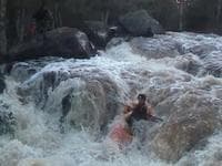 Bottom ledge of Strong Falls
