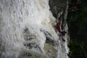Kevin at Big Rock Falls