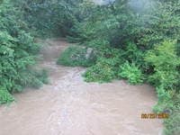 High water hwy 9 put-in upstream 9-20-09