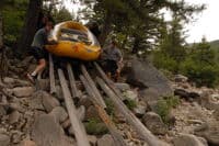 Yankee Fork River Access Raft Slide