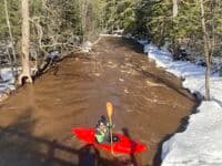 Lackson Road: Upper Put-in at Spring High water