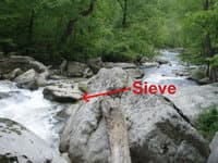 Sieve at First Falls