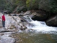Slide before empting into Chattooga