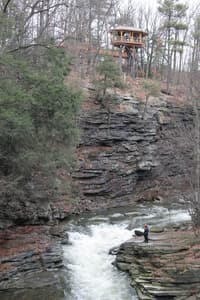 Tree House over Big Falls
