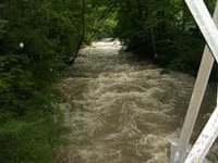 View Upstream from the Accident-Friendsville Bridge