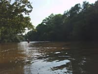 Flatwater after the put-in