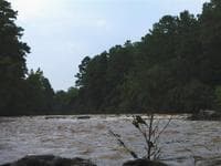 big ledge from downstream