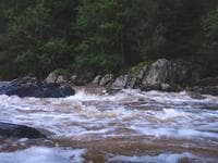Nice ledge rapid - left line