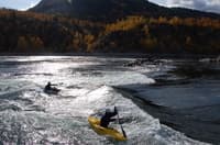 Three waves at Trail