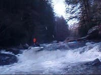 2nd boof below Cave Rapid