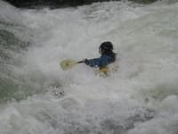 Brendan Curran going for a dip.