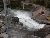 Channel downstream of dam. Photo by Kipper McNeal