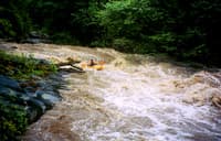 Crux of the last rapid