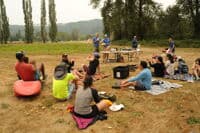 Lunch and Giveaways at the End of the Trip