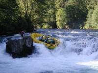 Raft Guide at Husom Falls