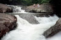 Drops above falls