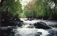 Twisting thru at low water