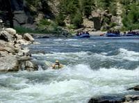 Fast rapids in Brown's