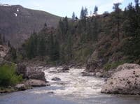 Looking Upstream to Bronco