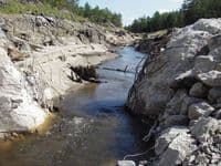Sturgeon Dam, during removal