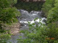 Nemo rapids from top of gorge