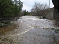 Wide-angle view downstream of CTH.R Bridge