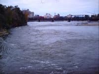 Rock River, river-right, below Rockford Dam