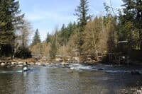 Boater on the Course at the Cedar River Race