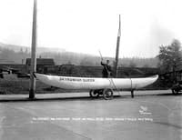 Al Fausett's canoe for Sunset Falls