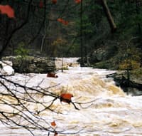 Entry move on Sweetwater Falls