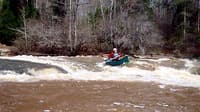 (RM) Slides below the Hwy 74 Falls