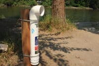 Fishing Line Disposal Tube