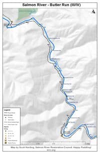 Salmon River Butler Run map