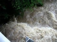 Hole above bridge - river right