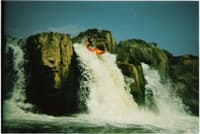 Low water fun at Great Falls