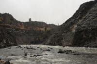 Looking Back Upstream at the Copco 1 Dam Site