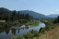 Klamath River Flowing Through Happy Camp