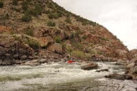 Megi in the Royal Gorge