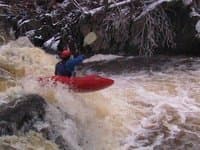 Seven foot waterfall on the upper Silver