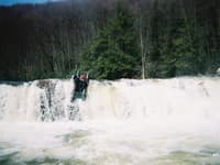 Shredder Dropping High Falls